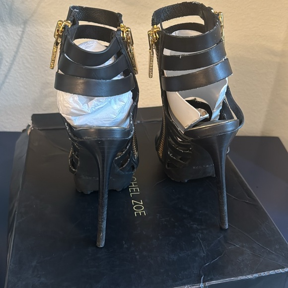 Rachel Zoe heart baby calf heels - Picture 3 of 6